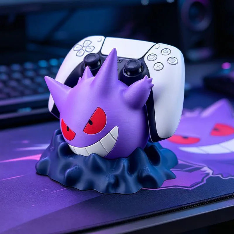 Gengar Anime Controller Holder Universal Gamepad Stand Compatible for PS5 Xbox Switch Controller Desk Decor Ornament Fans Gifts
