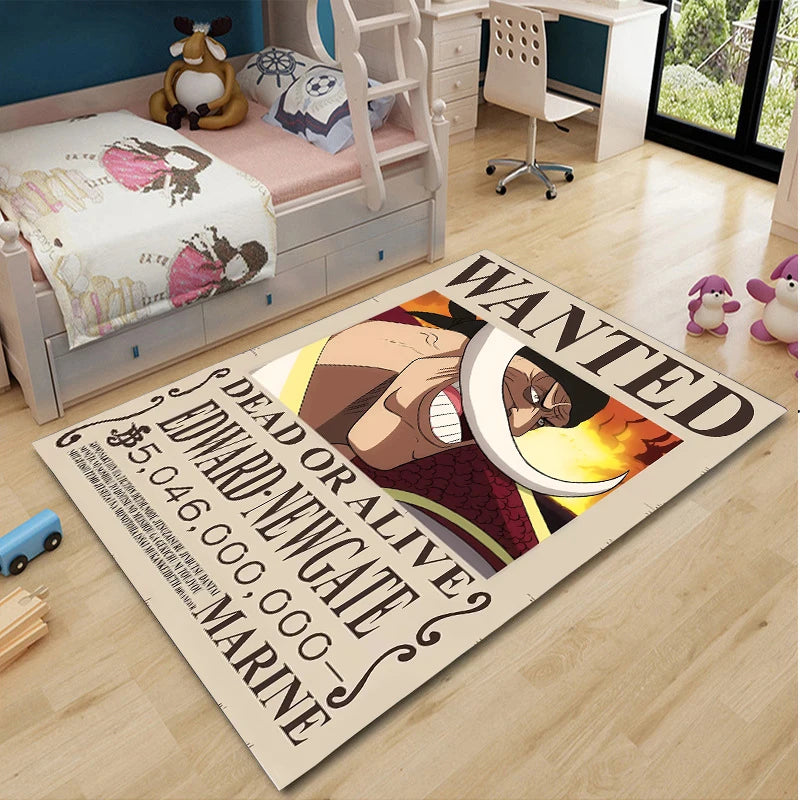 One Piece Cartoon Anime Carpet Fifth Gear Luffly Rug Roronoa Zoro Lounge Rug Bedroom Bedside Rug Nami Robin Doormat Home Decor