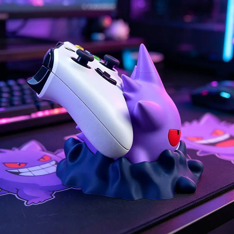 Gengar Anime Controller Holder Universal Gamepad Stand Compatible for PS5 Xbox Switch Controller Desk Decor Ornament Fans Gifts