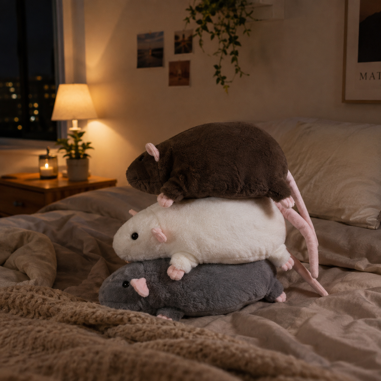 FluffyRat — Peluche Géante Souris XXL