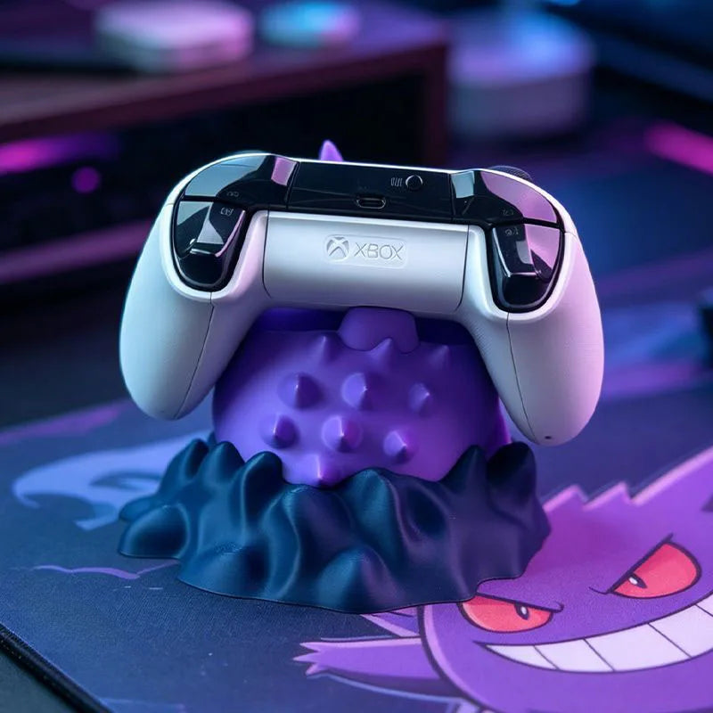 Gengar Anime Controller Holder Universal Gamepad Stand Compatible for PS5 Xbox Switch Controller Desk Decor Ornament Fans Gifts